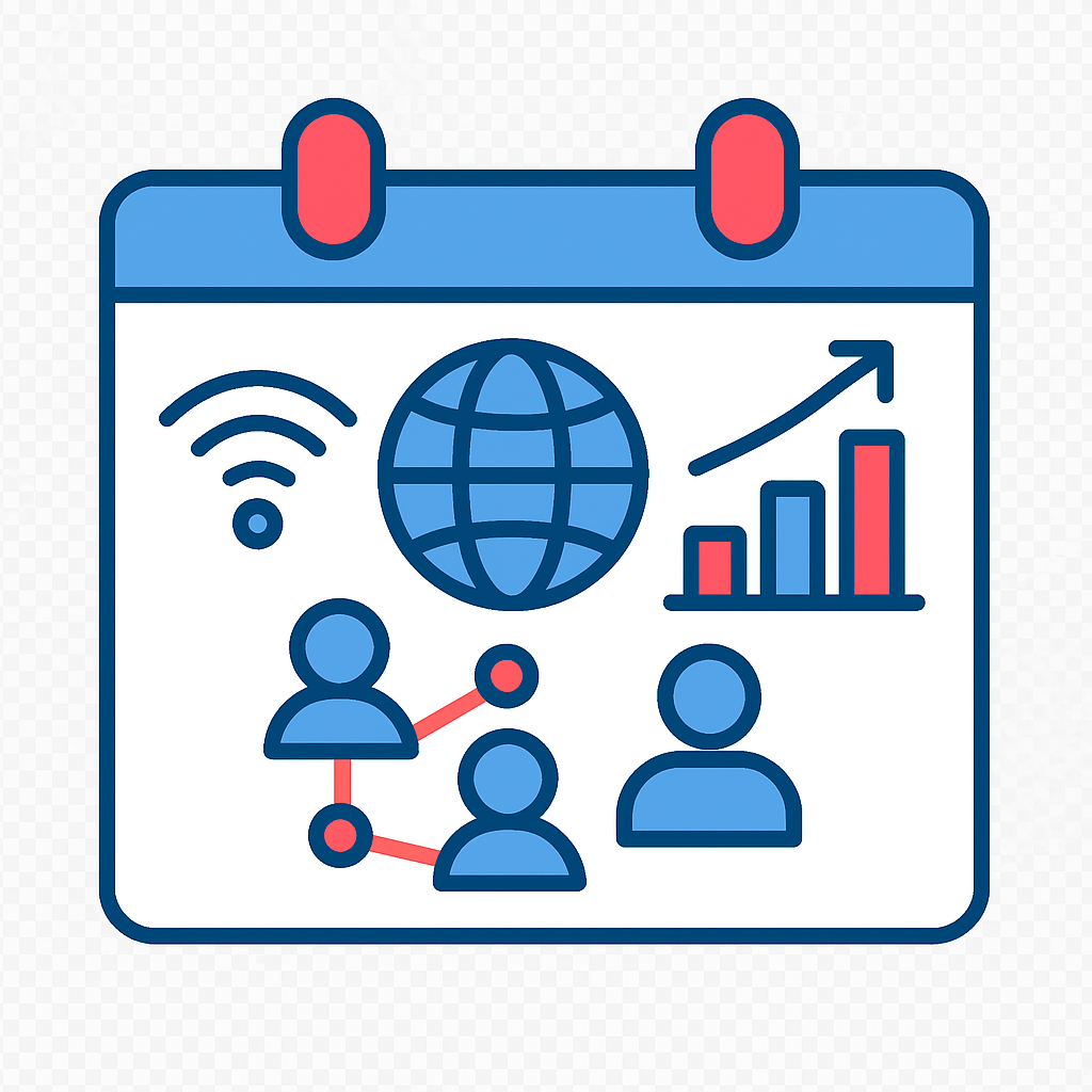 Digital Business Events Icon